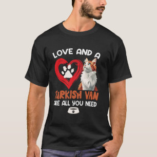 T-shirt Maman chat AMOUR ET UN VAN TURC SONT TOUT Amusant