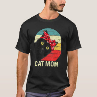 T-shirt Maman Chat Pour La Fête Des Mères Chat Maman