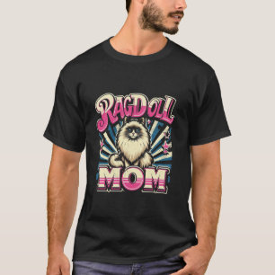 T-shirt Maman chat ragdoll drôle ragdoll chat animal pour