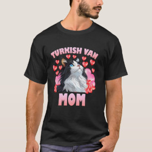 T-shirt MAMAN CHAT TURC VAN Propriétaire de chat Turkish V