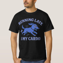 Maman Chien en Retard est Mon Cardio Mignon Rétro 