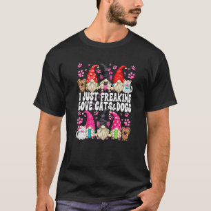 T-shirt Maman Chien Et Chat Citation Drôle Pour Femmes Et
