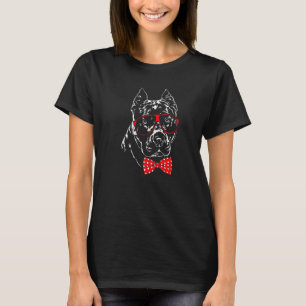 T-shirt Maman chien mignonne Pitbull américain
