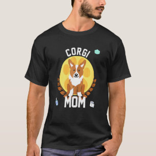T-shirt Maman Chienne Corgi Chanceuse Femmes