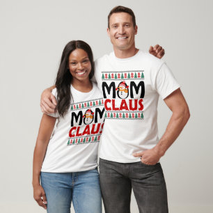 T-shirt Maman Claus Festive Noël