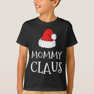 T-shirt Maman Claus Noël Casquette Famille Groupe de jumel