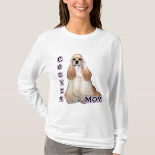 T-shirt Maman Cocker Spaniel Buff ; Maman Cocker Spaniel