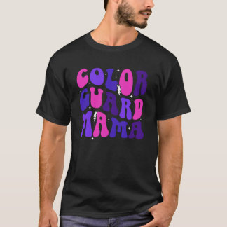 T-shirt Maman Color Guard Groovy Garde Maman d'un Color Gu