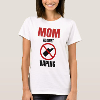T-shirt Maman contre le vapotage Anti Vapotage