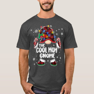 T-shirt Maman Cool Gnome Buffalo a planté un arbre de Noël