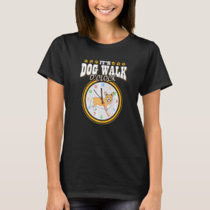 T-shirt Maman Corgi C'est Promenade de Chien Heure