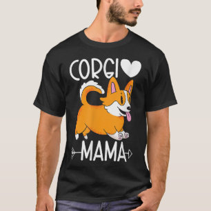 T-shirt Maman Corgi Corgi Pembroke Gallois Amoureux Maman