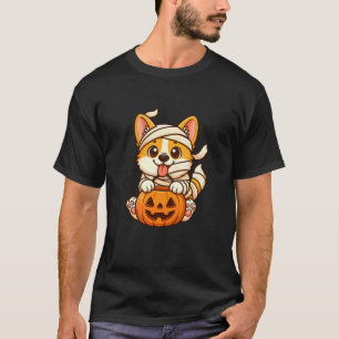T-shirt Maman Corgi Mignonne Halloween Drôle pour Amateur