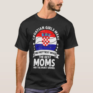 T-shirt Maman croate Fête des mères maman Croate Américain