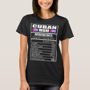 T-shirt Maman Cubain Cadeau de la valeur nutritive