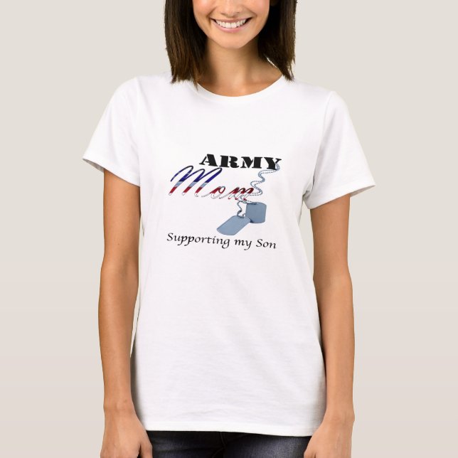 T-shirt Maman d'armée (Devant)
