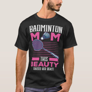T-shirt Maman de badminton Meilleure maman qui soit Matern
