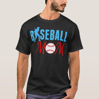 T-shirt Maman de baseball