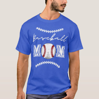 T-shirt Maman de baseball 17