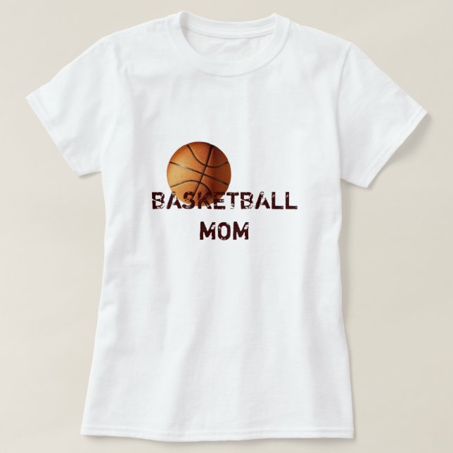 T-SHIRT MAMAN DE BASKET-BALL (Design devant)