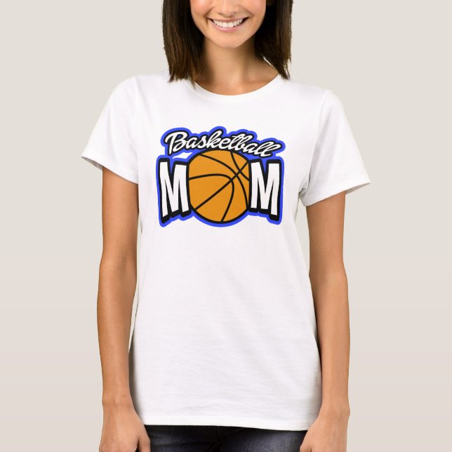 T-shirt Maman de basket-ball drôle et mignonne (Devant)