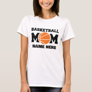 T-shirt Maman de basket-ball personnalisée