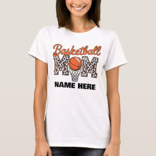 T-shirt Maman de basket-ball personnalisée 