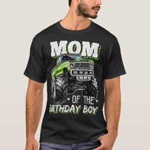 T-shirt Maman de Birthday Boy Monster Truck Anniversaire N