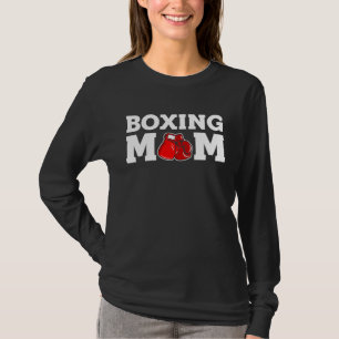 T-shirt Maman de boxe fière Soutenir la mère