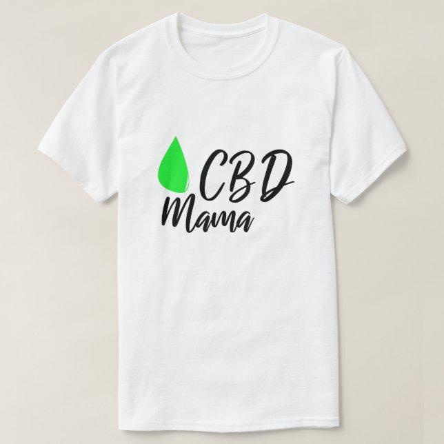 T-shirt Maman de CBD - cadeau de promotion de vente de fan (Design devant)