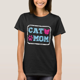 T-shirt Maman de chat
