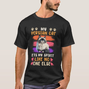T-shirt Maman de chat MA CHATTE PERSANE PREND MON ESPRIT C
