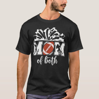 T-shirt Maman de cheerleaders et de footballeurs fière