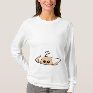 T-shirt Maman de chemise de maternité ", je veux ! Bébé