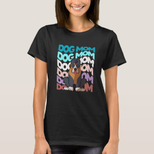 T-shirt Maman de chien Pitbull cool Rétro Vintage Chien de