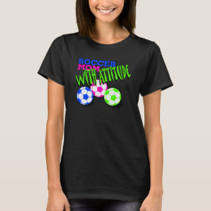 T-shirt Maman de football avec attitude