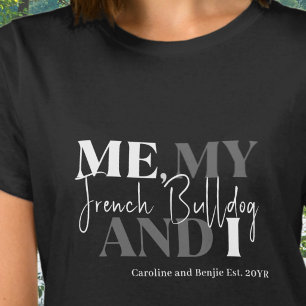 T-shirt Maman de Frenchie chic typographie drôle