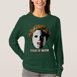 T-shirt Maman de gardien de but d'hockey