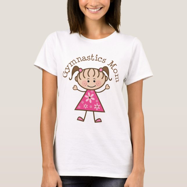 T-shirt Maman de gymnastique (Devant)