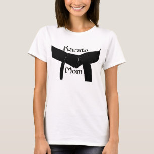 T-shirt Maman de karaté de ceinture noire d'arts martiaux