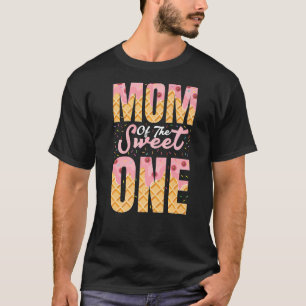 T-shirt Maman De La Douce Un Saupoudrer Cone De Crème De G