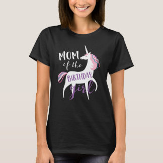 T-shirt Maman de la fille d'anniversaire