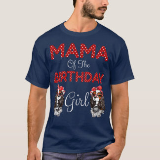 T-shirt Maman De La Fille D'Anniversaire