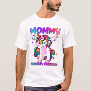 T-shirt Maman de la fille de la princesse d'anniversaire L