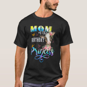 T-shirt Maman de la princesse d'anniversaire jumeler famil