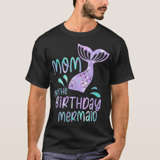 T-shirt Maman De La Sirène D'Anniversaire 3