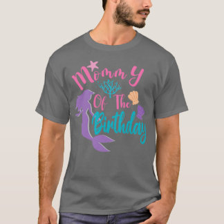 T-shirt Maman De La Sirène D'Anniversaire 39