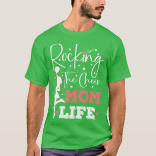T-shirt Maman de la vie de garçon de cheer Rockinghe