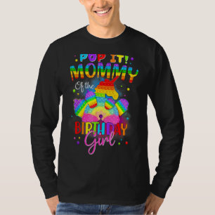 T-shirt Maman De L'Anniversaire Fille Unicorne Filles Arc