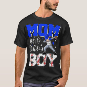 T-shirt Maman De L'Anniversaire Garçon Baseball Softball M